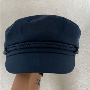 Anthro Blue Conductor Hat